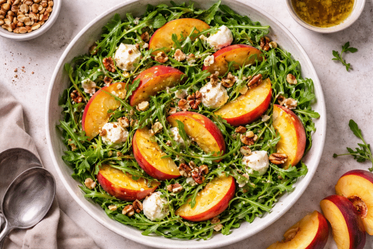Fresh Peach Salad