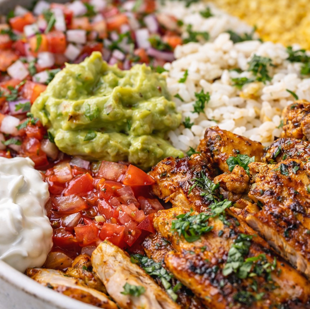 Honey Lime Chicken Burrito Bowls 3 copy